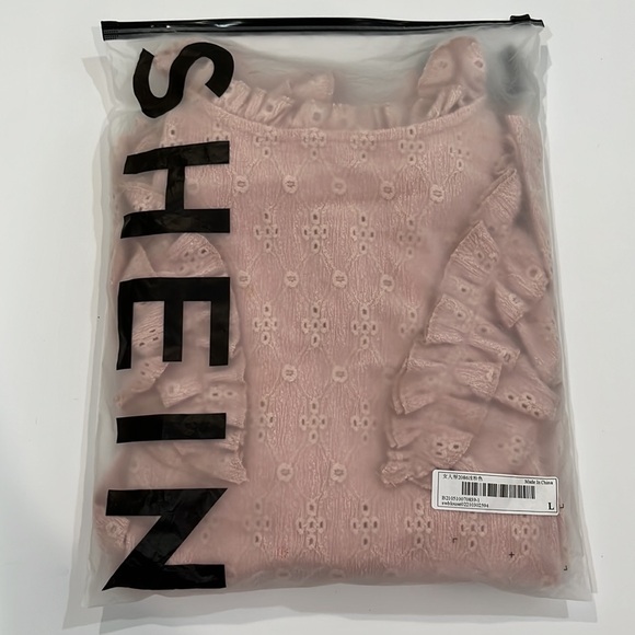 Shein pink ruffle long sleeves blouse 🪷 - Picture 7 of 7
